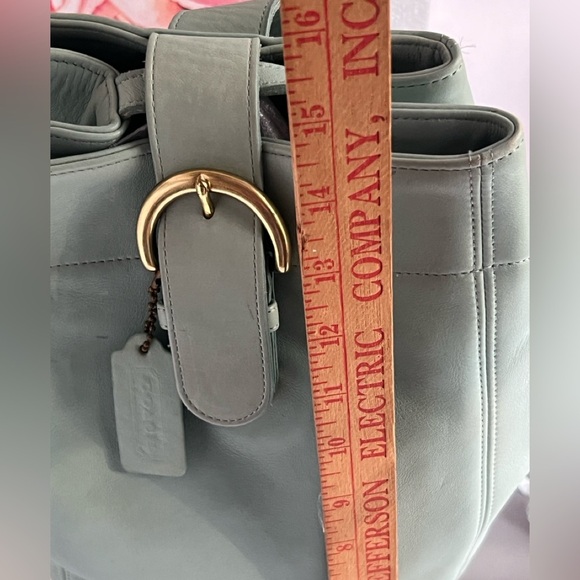 COACH Vintage Soho Sling Bag Mint Green leather Made In USA main image 12